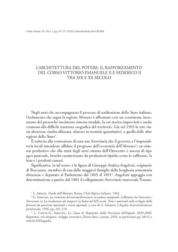 L'architettura del potere: il rafforzamento del Corso Vittorio Emanuele II e Federico II tra XIX e XX secolo